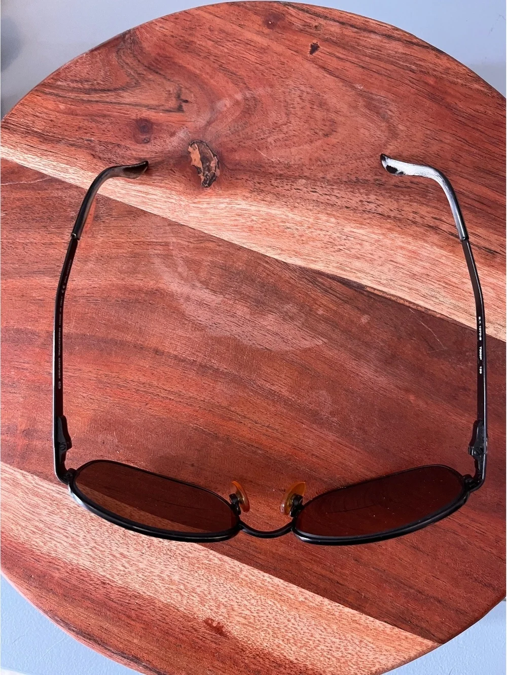 Vintage Sergio Tacchini ST 1070-S Black Metal Oval Sunglasses Frame Italy 90s